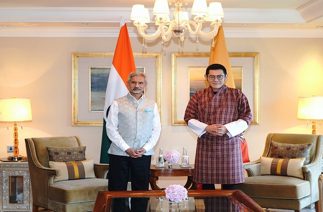 जयशंकर ने नरेश जिग्मे से मुलाकात की, भूटान के सतत परिवर्तन के लिए दोहराया भारत का समर्थन