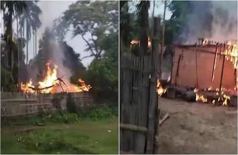 मणिपुर: जिरीबाम संदिग्ध उग्रवादियों ने एक पुलिस चौकी और कई घरों में लगाई आग; पुलिस अधीक्षक का तबादला
