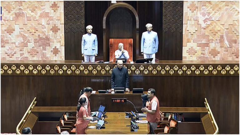 राज्यसभा में उठा जगदीप धनखड़ के इस्तीफे का मुद्दा; उपसभापति हरिवंश ने की कार्यवाही की अध्यक्षता