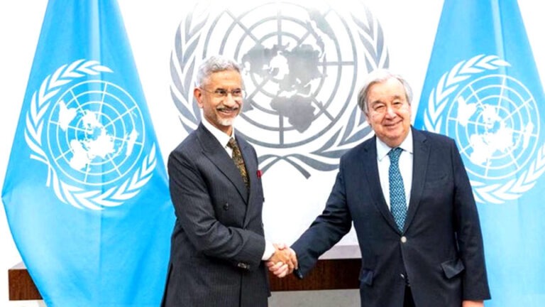 जी7 बैठक के दौरान गुटेरेस से मिले जयशंकर, वैश्विक हालात और भारत की भूमिका पर अहम चर्चा