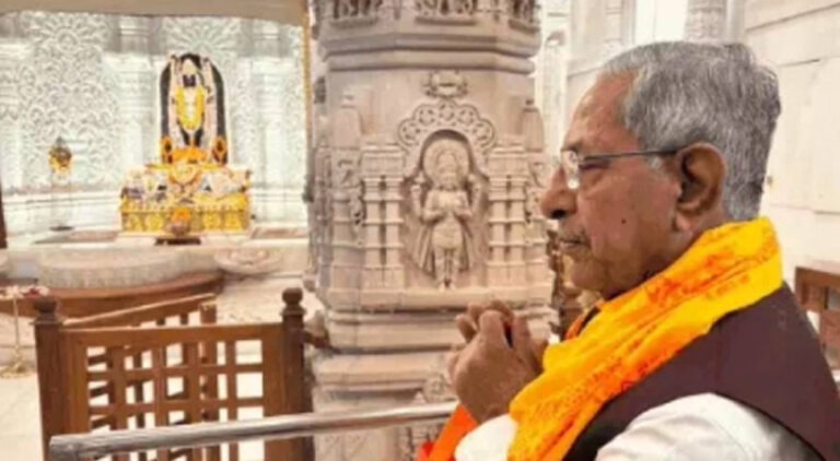 नागालैंड के राज्यपाल नंदकिशोर यादव ने किए रामलला के दर्शन, बोले- भगवान राम हमारे पाहुन हैं, घर आया हूं