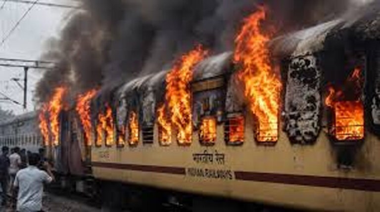 मिथिला एक्सप्रेस के एक डिब्बे में लगी आग, रेल मंत्रालय बोला- असामाजिक तत्व फैलाना चाहते हैं डर