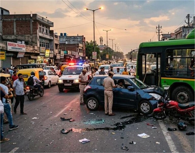 मातम में बदलीं सगाई की खुशियां: 3 वाहनों की भीषण भिड़ंत में 6 लोगों की मौत, चीख-पुकार से दहला महाराष्ट्र