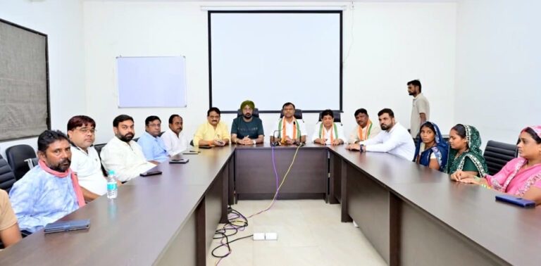नकटी प्रभावितों के न्याय के लिए कांग्रेस का चरणबद्ध आंदोलन का ऐलान