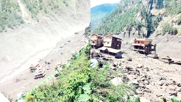 तिब्बत में फटे ग्लेशियर से नेपाल में तबाही