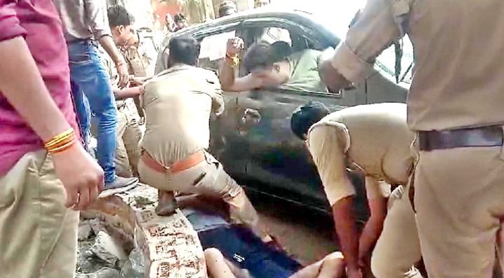 बाउंड्री वॉल बनाने के विवाद में दिन-दहाड़े चली गोली